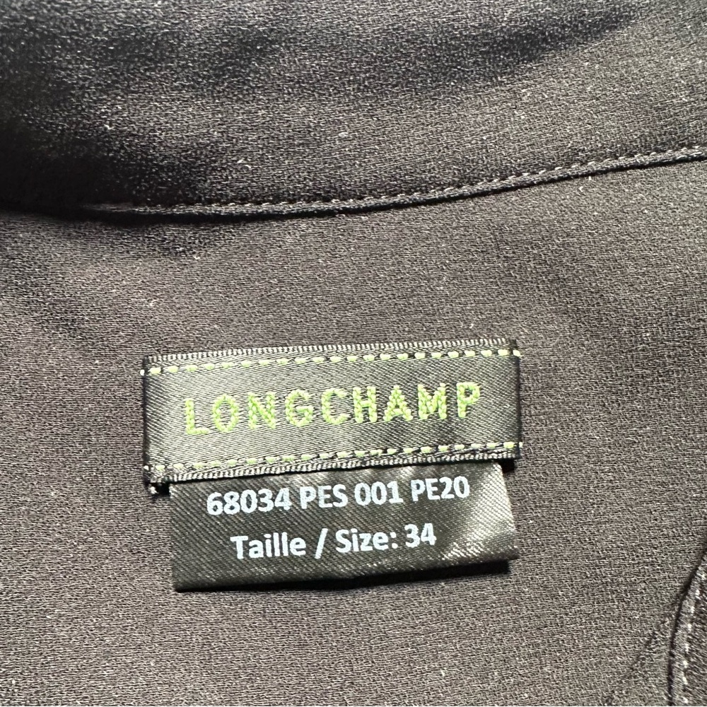 Longchamp black button down shirt - Picture 2 of 3